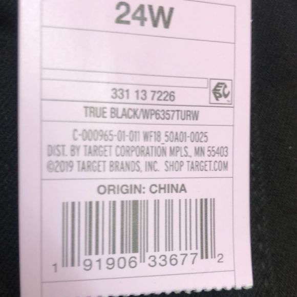 🔴 2 for $25 WILD FABLE Stretch Black Denim Seamed Mini Skirt size 24W - Picture 6 of 6